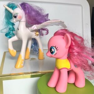 My Little Pony Celestia Electronic Talking & Lighted Wings plus Pinkie Pie 2 pcs